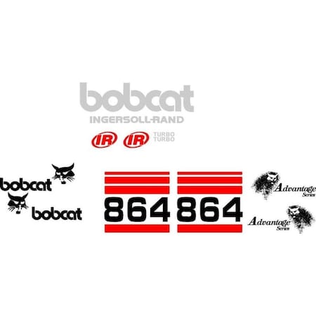 Aftermarket Decal Set BOBCAT864DECALSET